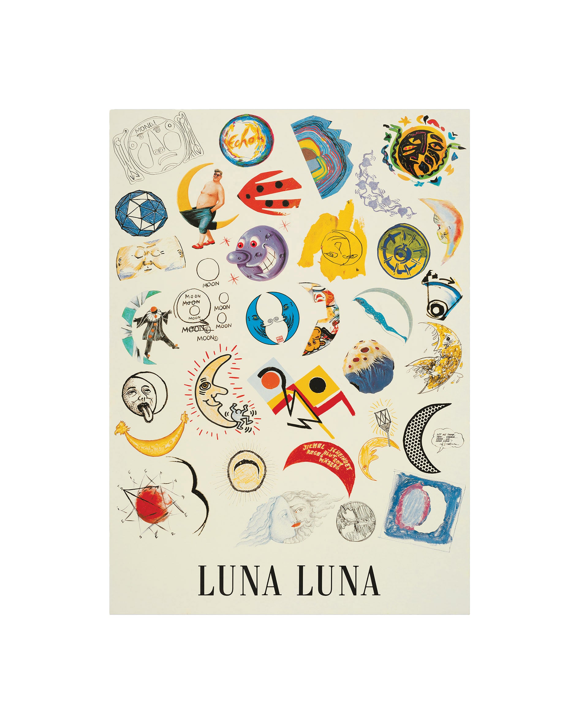 Archival Luna Monde Poster