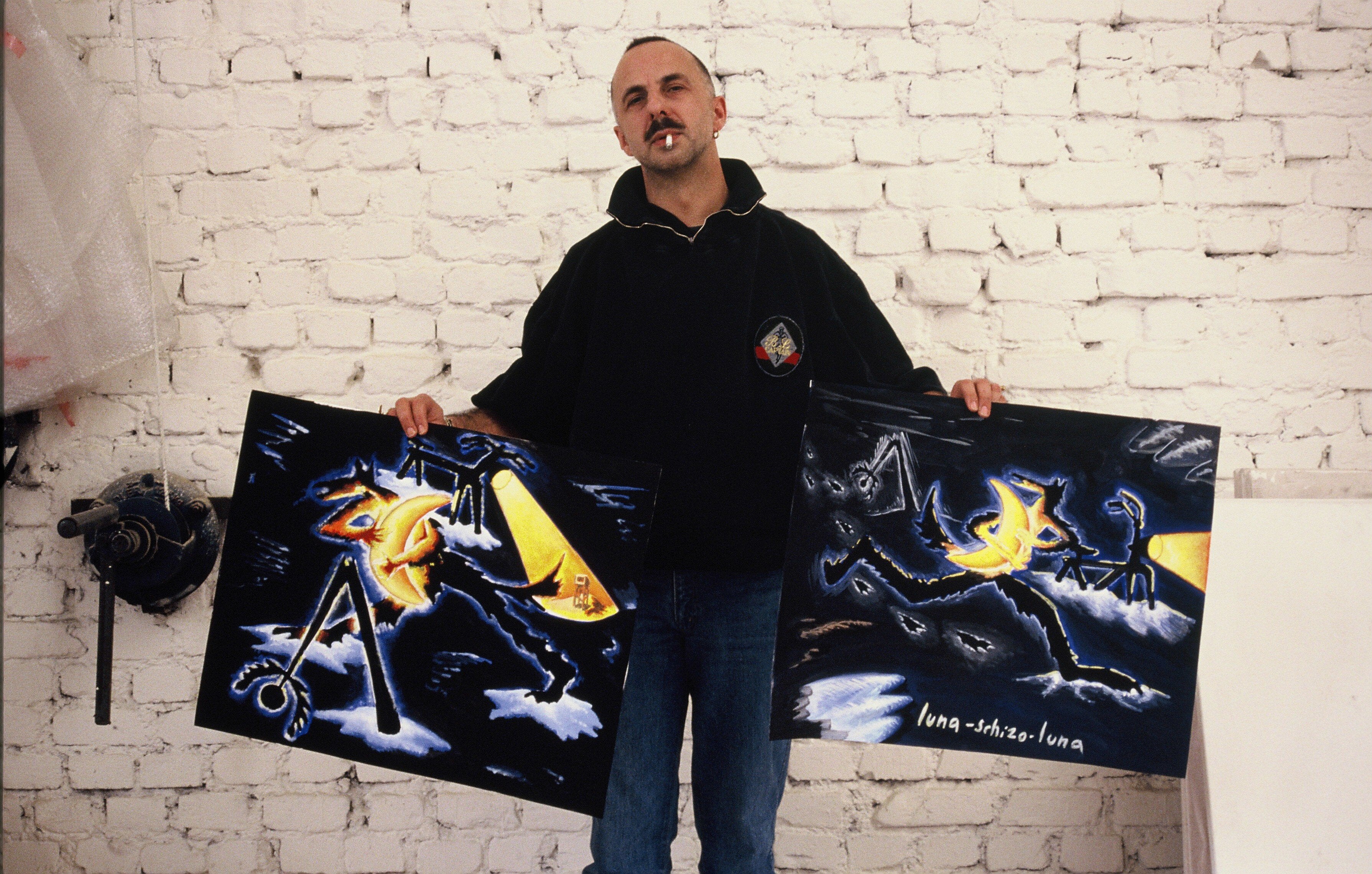 Archival Jörg Immendorff Poster for Luna Luna