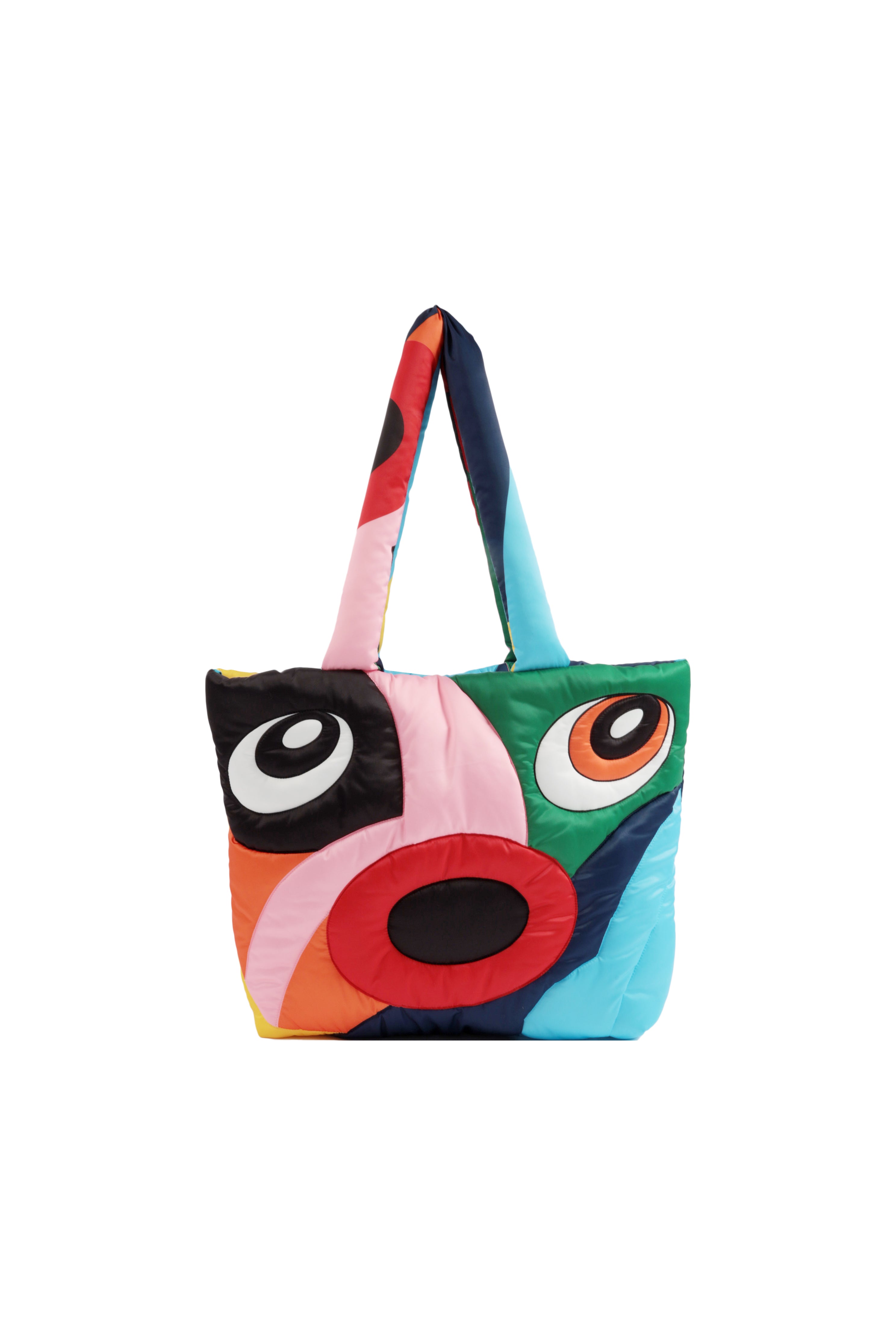 "Olga leaves atfour on the five o'clock train" Quilted Tote