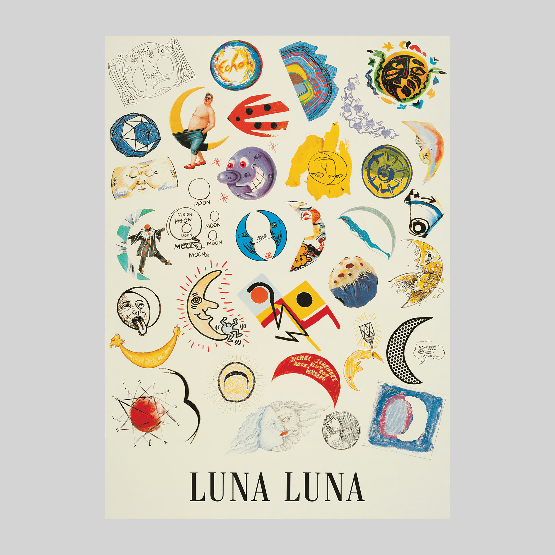 Archival Luna Monde Poster