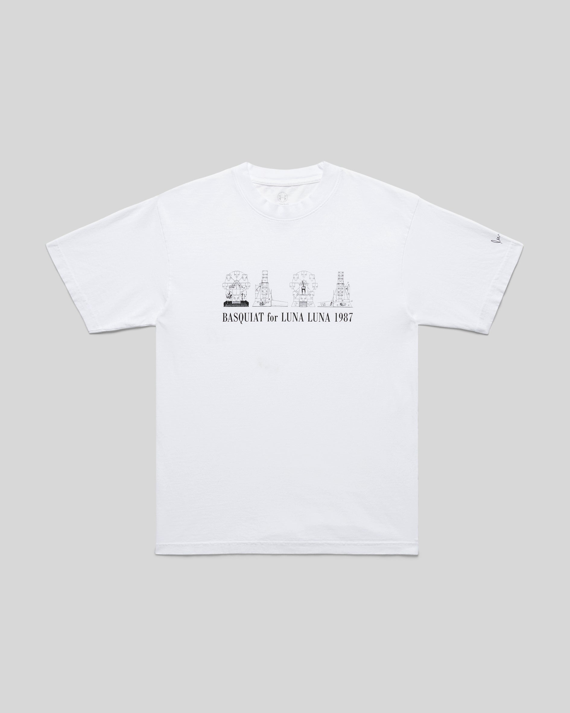 Basquiat Ferris Wheel T-Shirt White