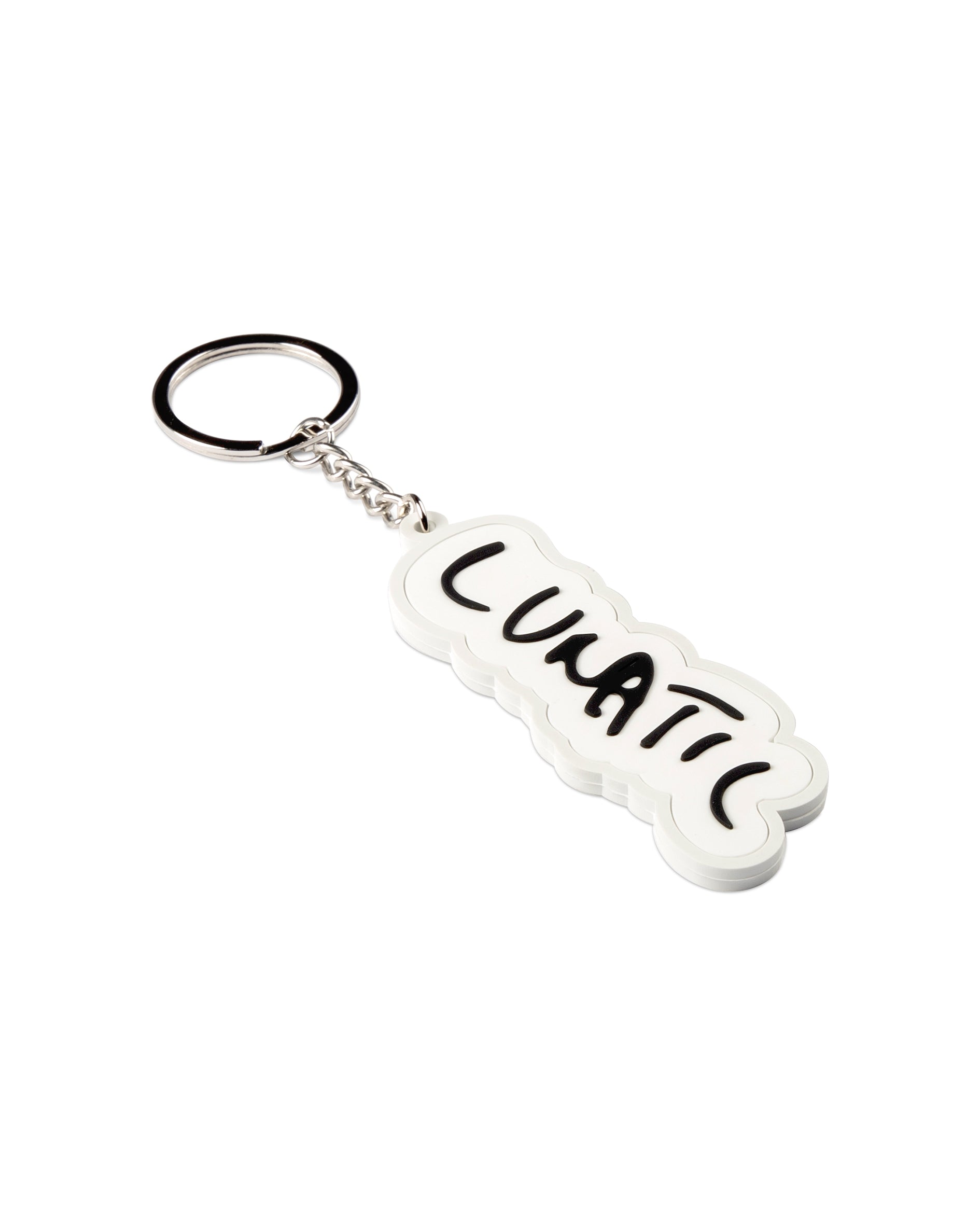 Basquiat Lunatic Silicone Key Ring