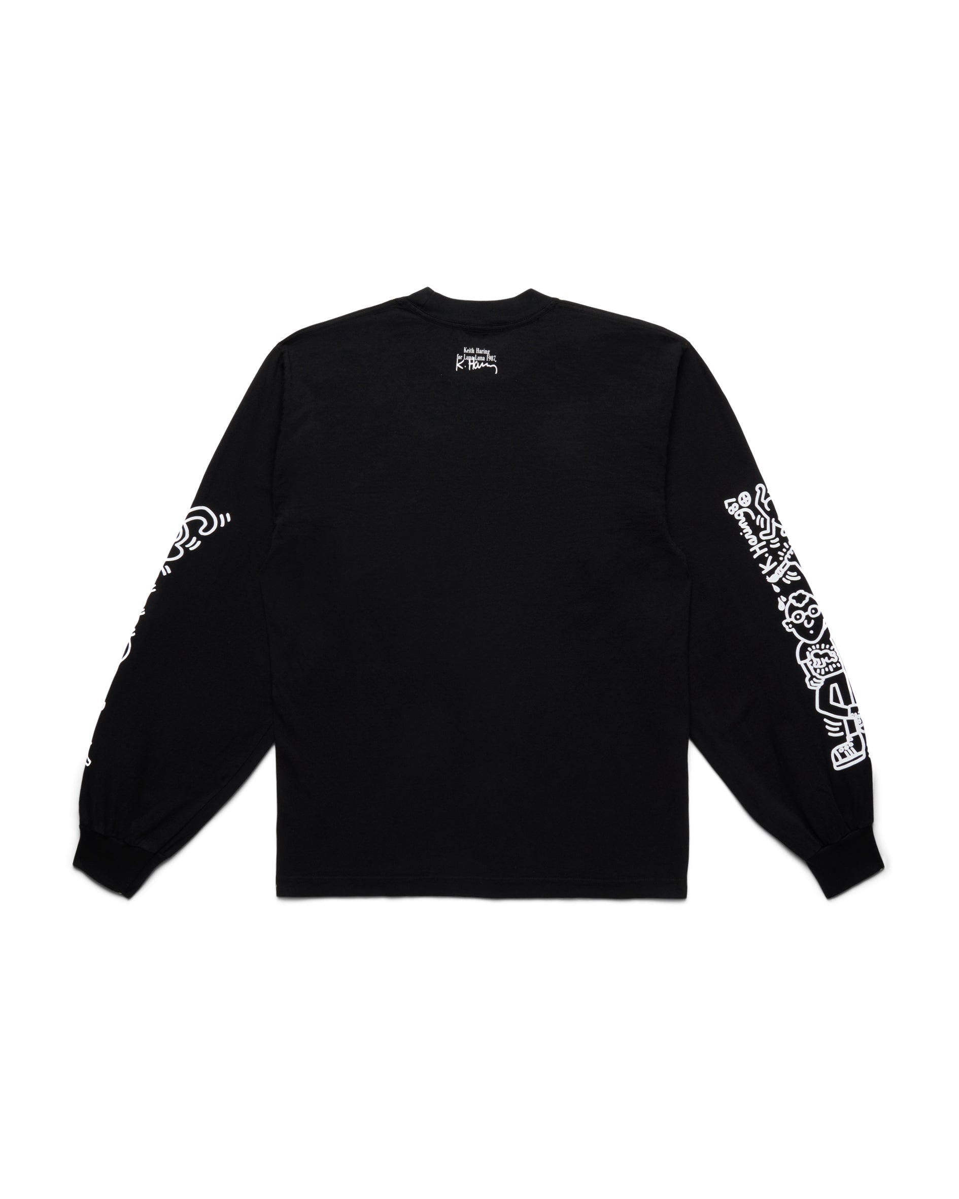 Haring Moon Long Sleeve T-Shirt