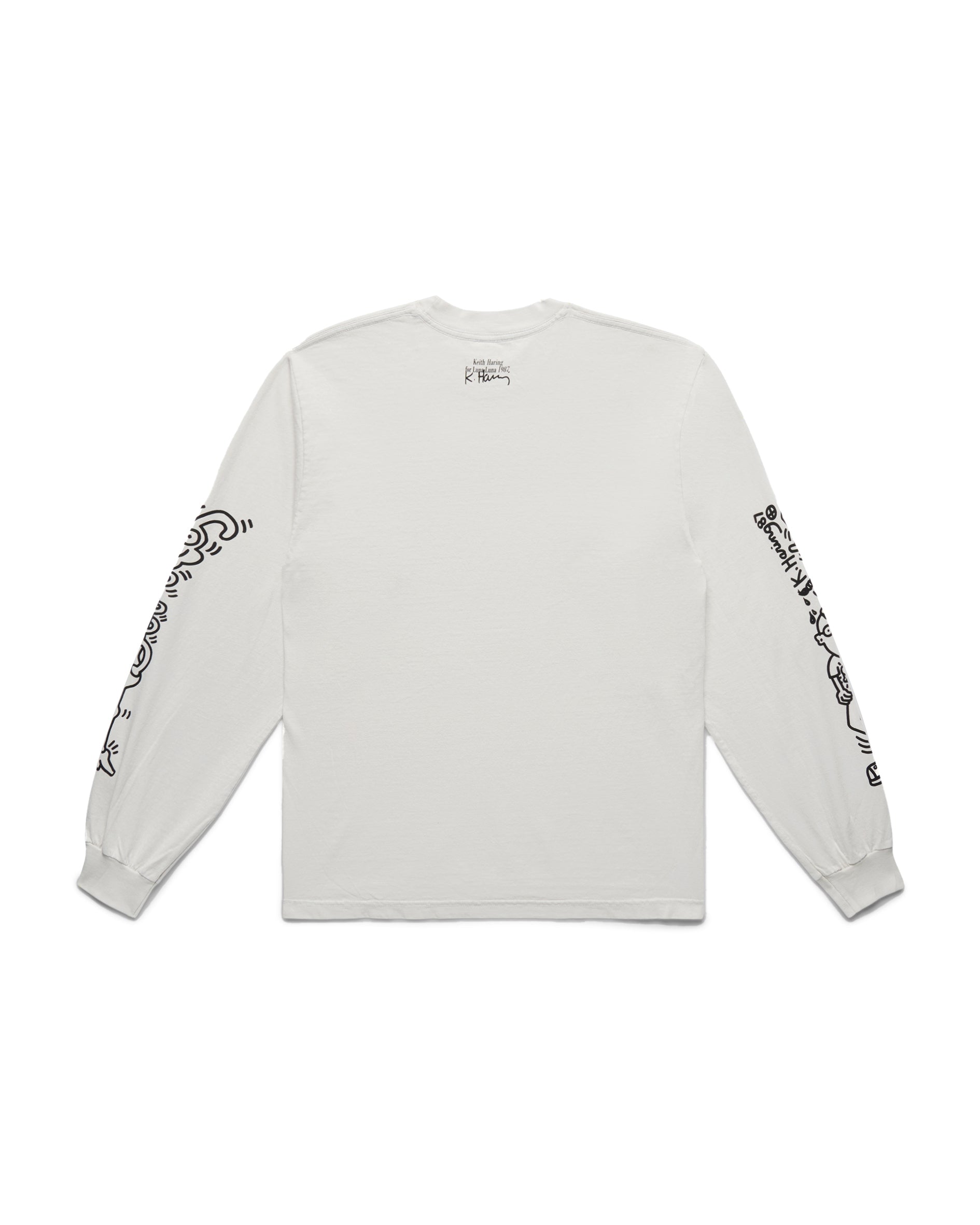 Haring Moon Long Sleeve T-Shirt