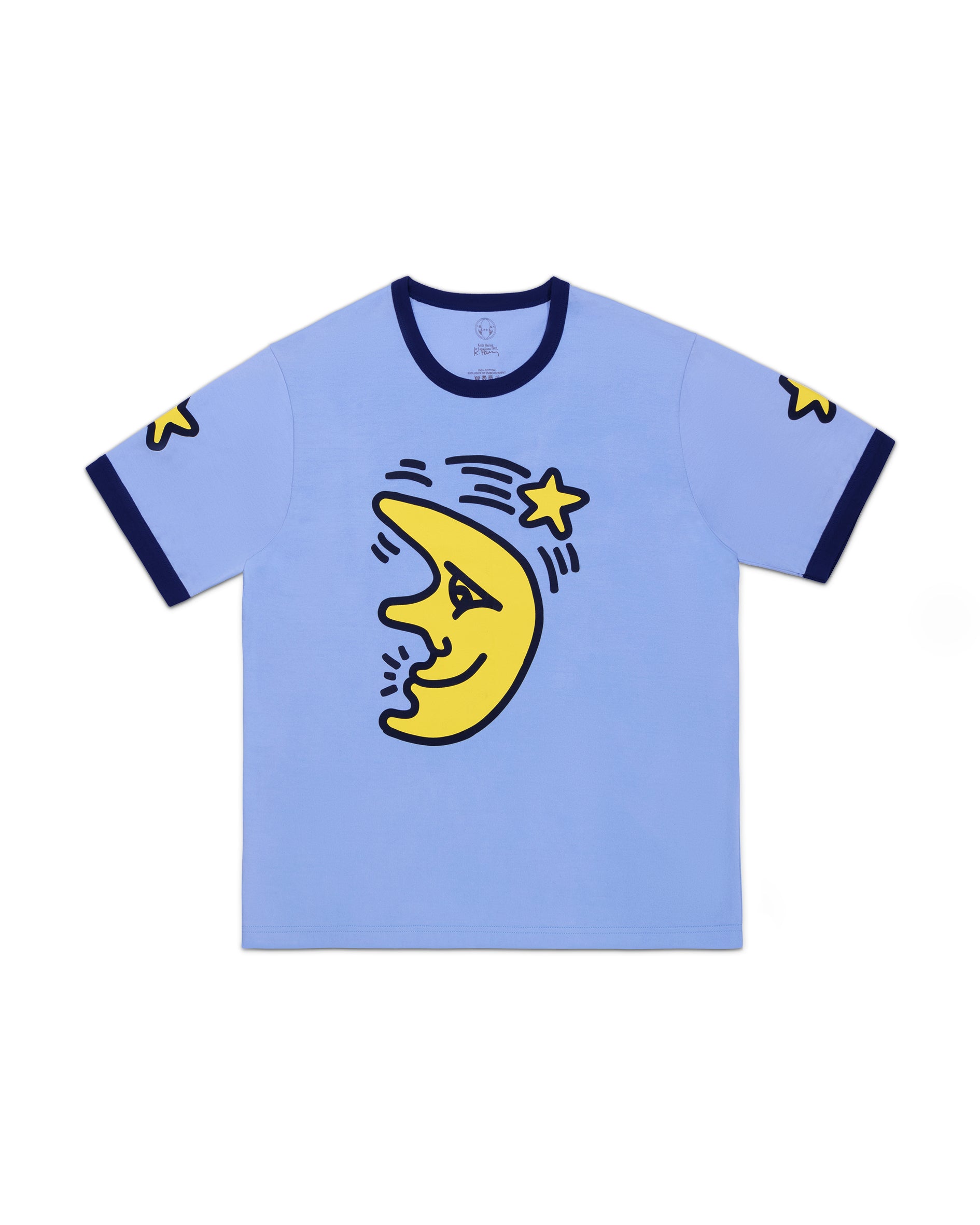 Smiling Moon Ringer T-Shirt