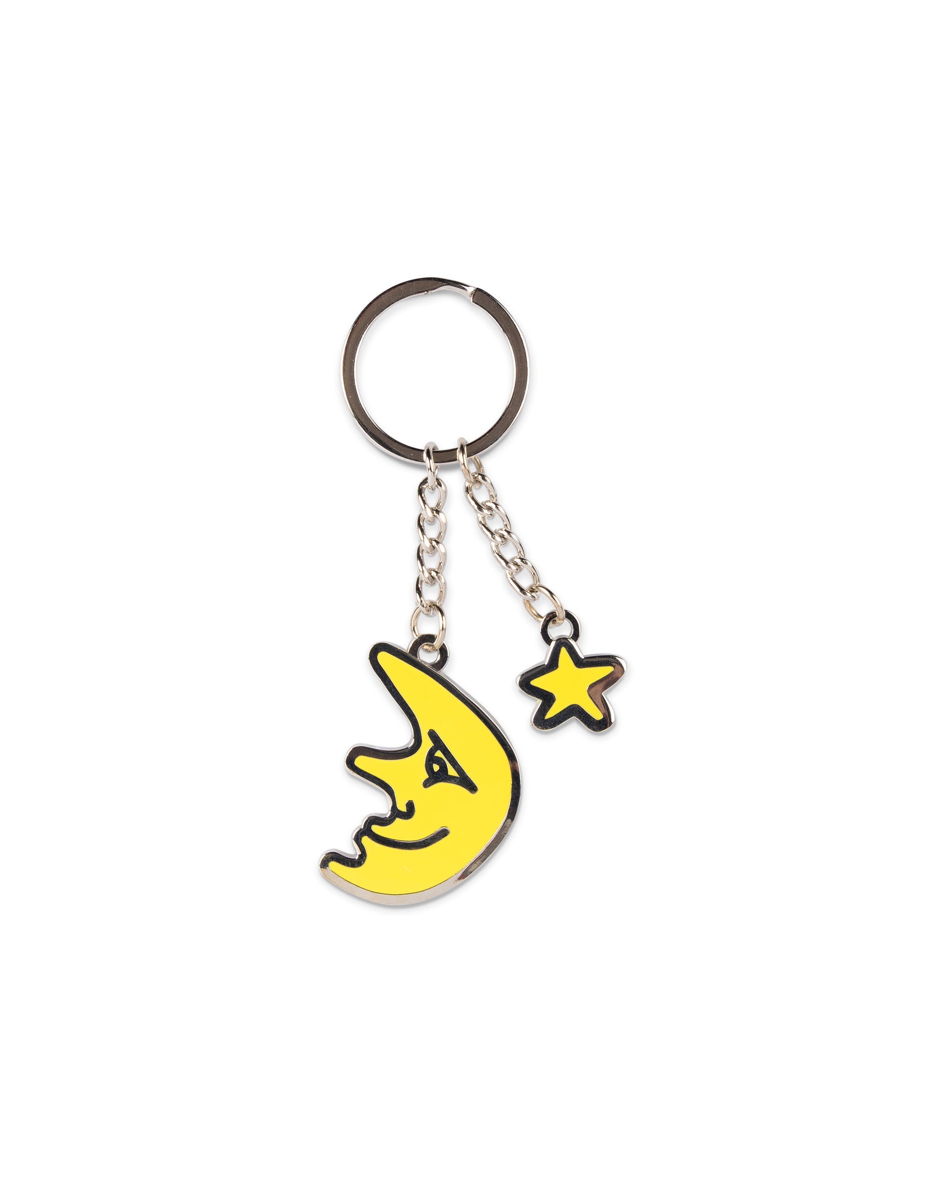 Haring Moon Key Ring