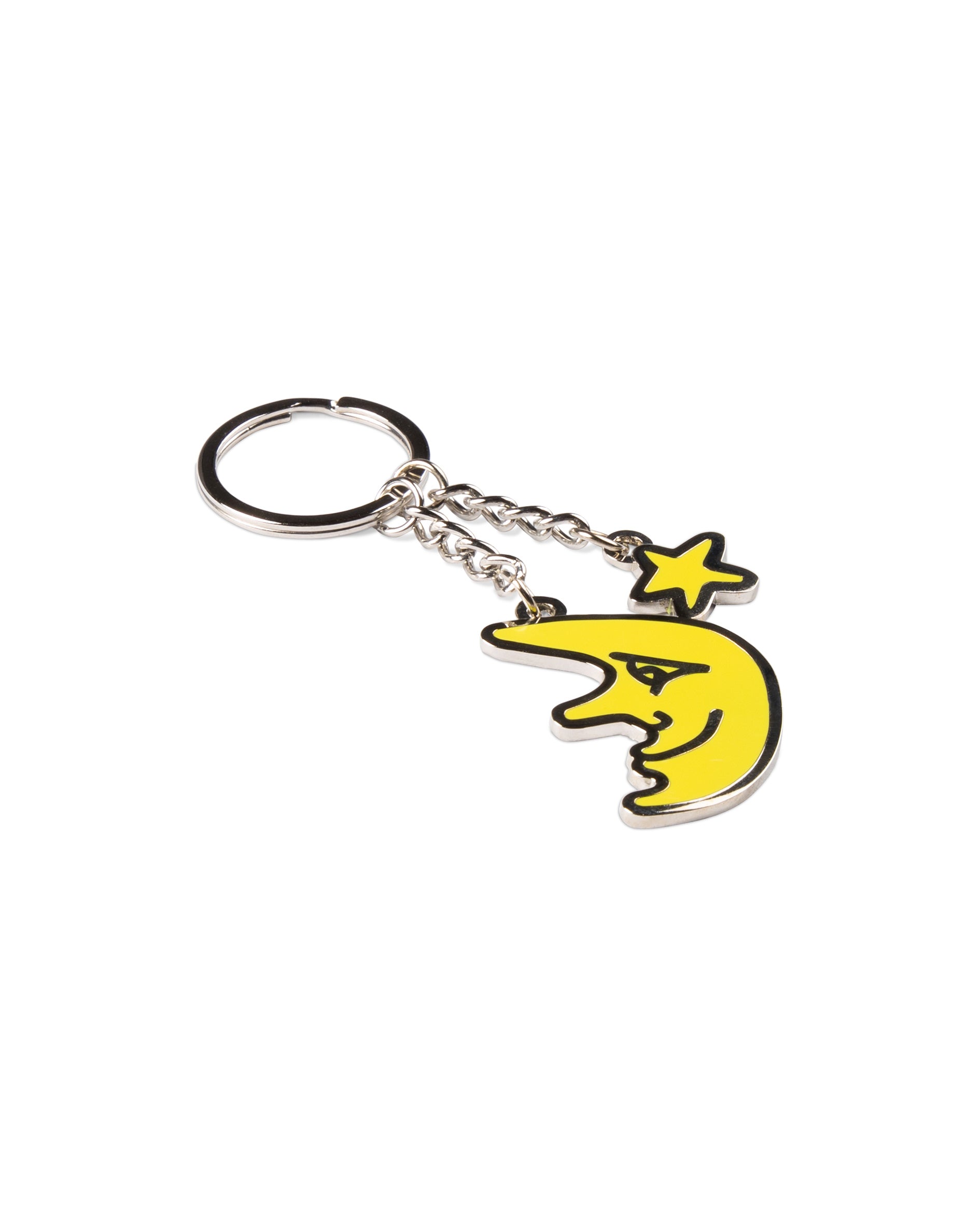 Haring Moon Key Ring