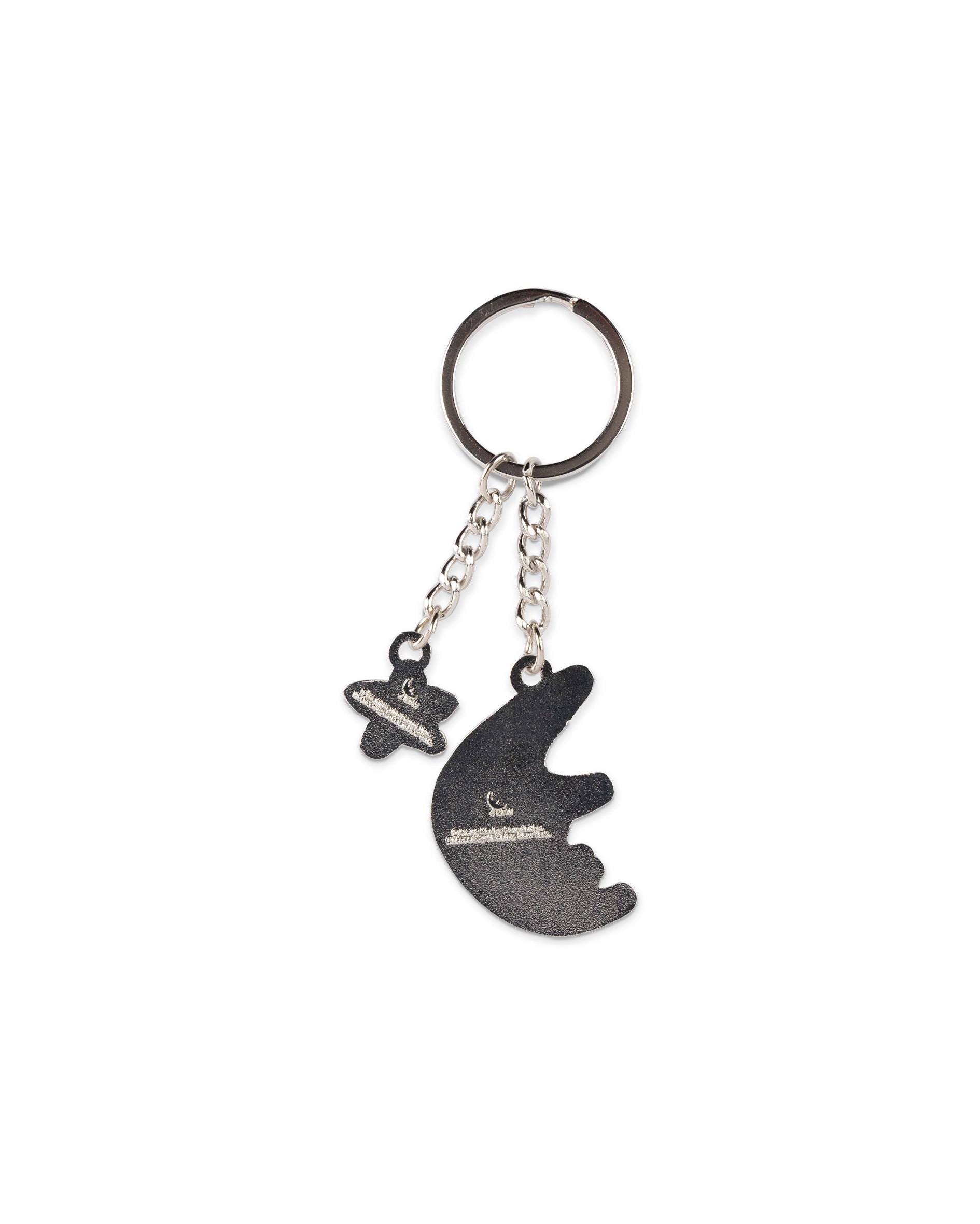 Haring Moon Key Ring