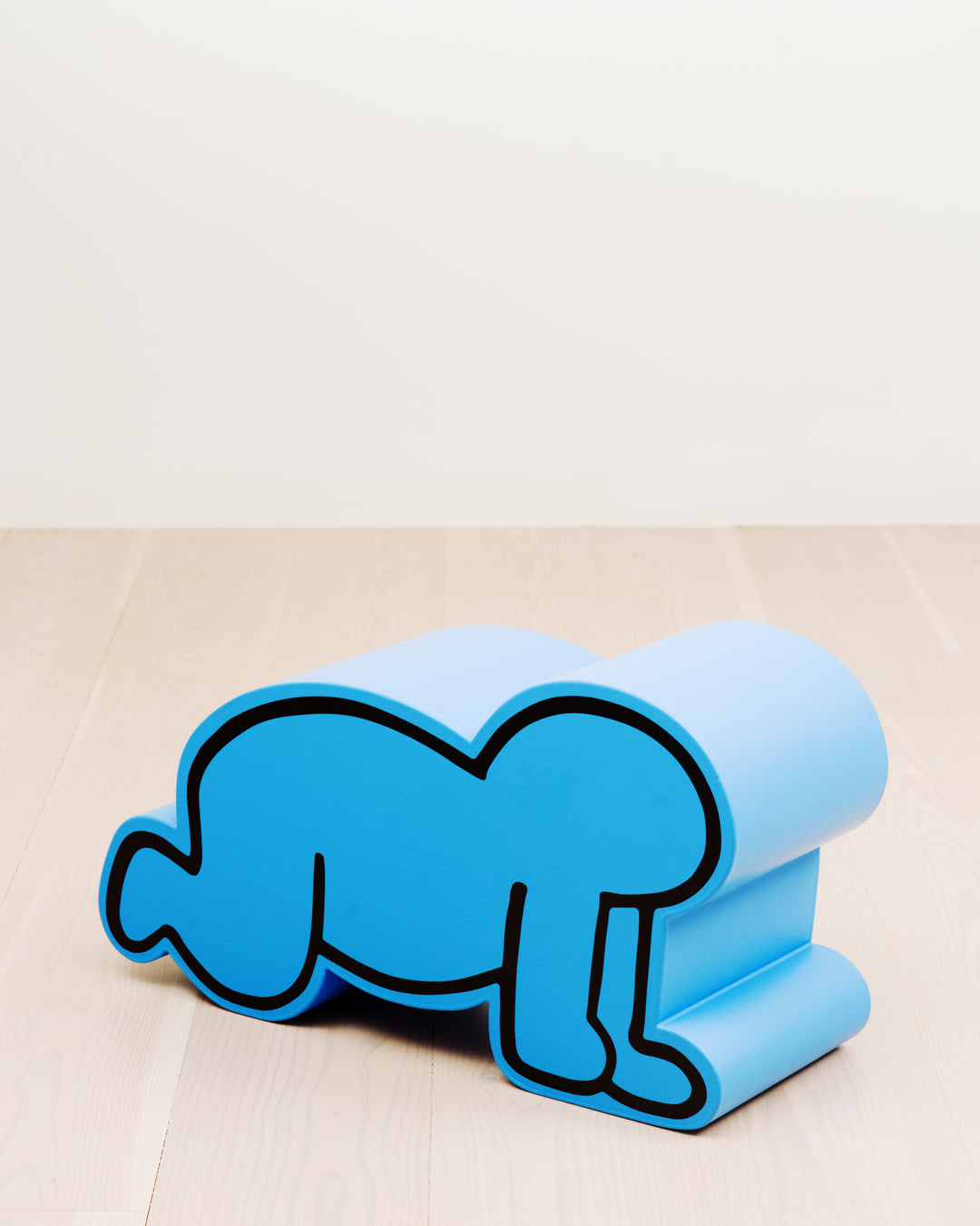 Luna Luna x Gufram x Keith Haring Blue Radiant Baby Pouf