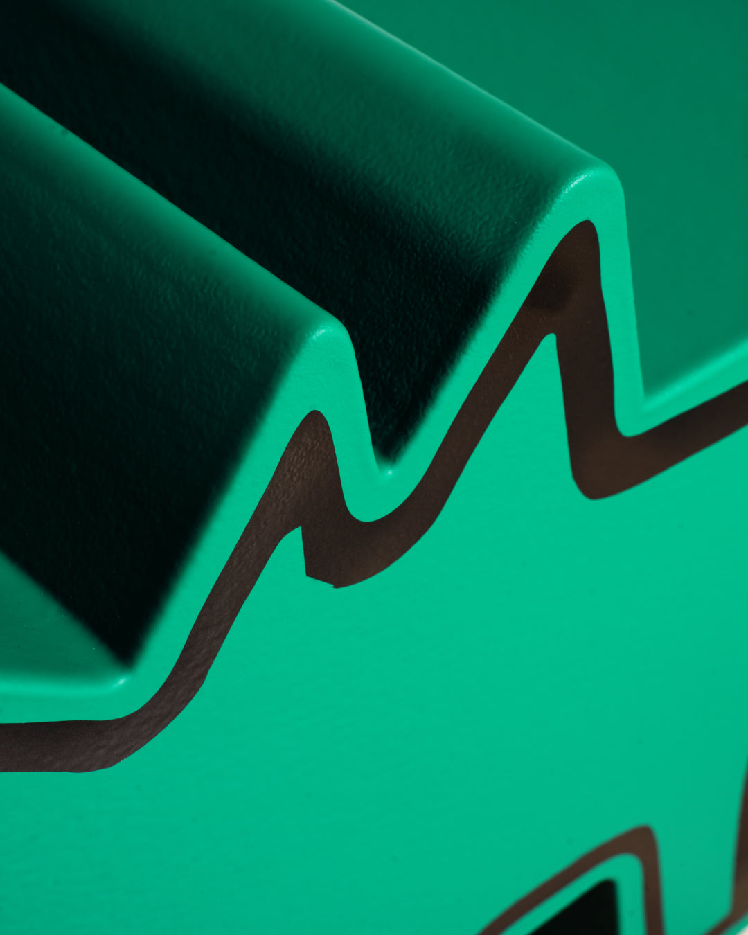 Luna Luna x Gufram x Keith Haring Green Dog Bench