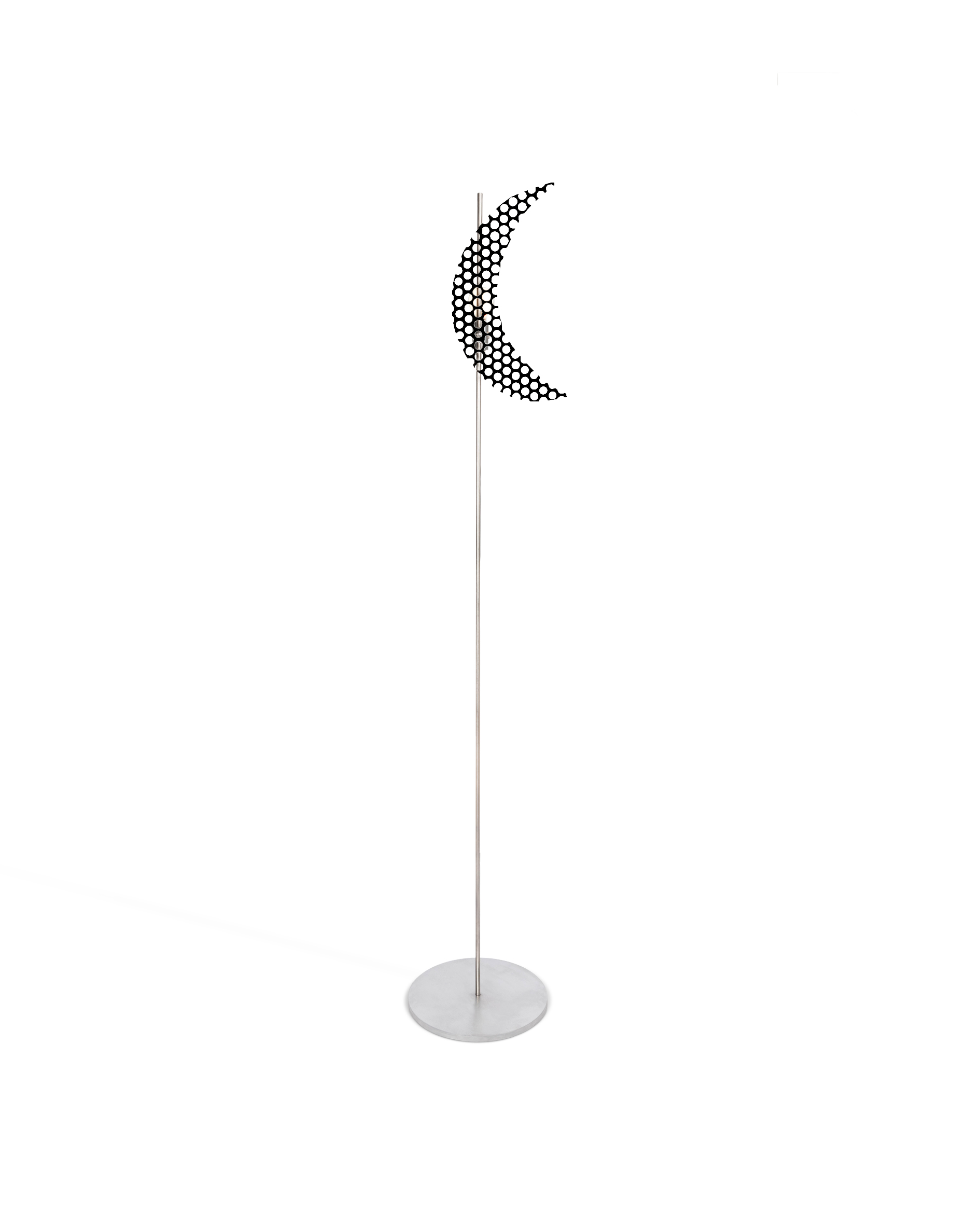 Perforated Moon Floor Lamp