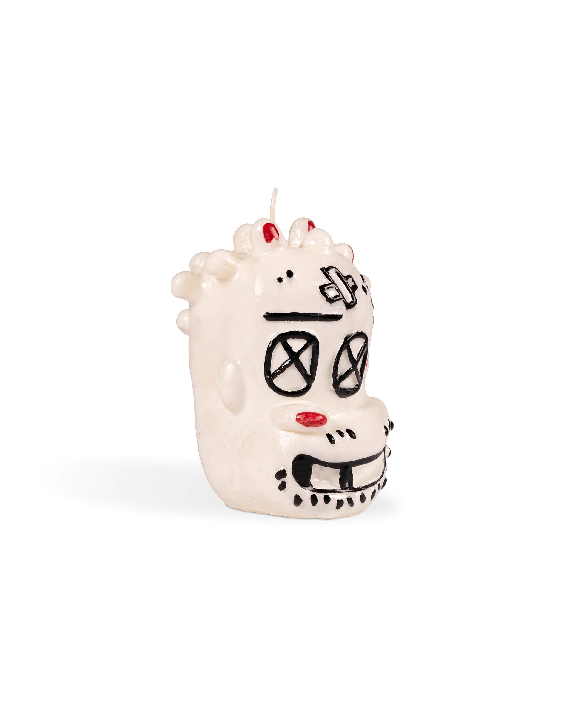 Basquiat Head Candle